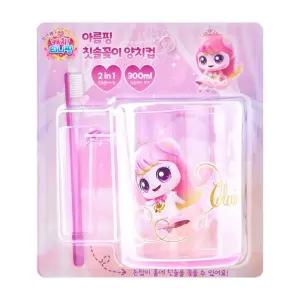 프린세스 캐릭터 여자 유아 캐치티니핑 칫솔꽂이 양치컵 아름핑 욕실컵 위생 없는