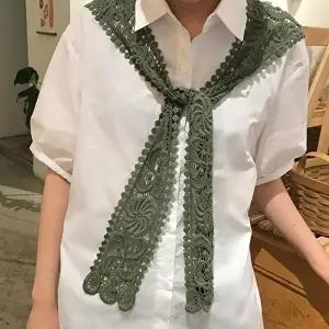 여성 4컬러 심플 레이어드 펀칭 어깨숄 페이크 케이프 (HSJ-WFJY0TW)