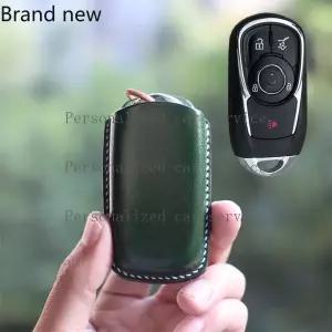 호환  Buick GL8 Regal Envision LaCrosse 가죽 키 백에 적용 가능 식성 태닝 수제 3차원 키 커버