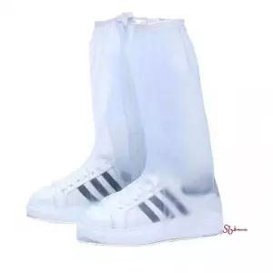 투명 비닐 신발 레인 커버 롱 장화 슈즈 방수 슈즈롱efg705