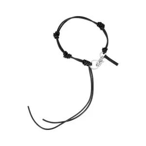 목걸이 A4258UB 라돈 우돈 블랙 키체인 가죽 목걸이