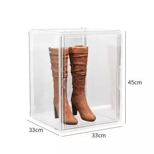 부츠 슈케이스 높은신발 장화 45cm 아크릴 수납