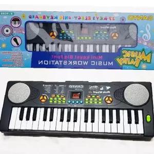 37건반 전자 키보드 어린이 음악 교육 악기 장난감 피아노 연주 학습 완구