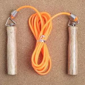 [알티피아]TBZ 네온컬러 원목그립 스피드 줄넘기-색상랜덤 유산소