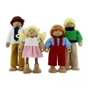 역할놀이인형교구 삼촌가족 원목 인형 학교 유치원 가족 역할 교구 세트