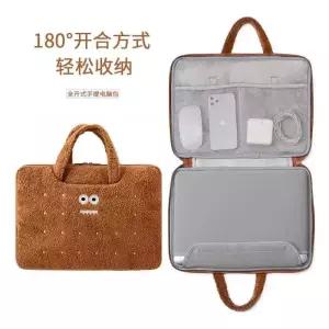 노트북 가방 악사리 케이스 여성용 슬리브 귀여운 컴퓨터 핸드백 13.3 14 15.6 인치 HP 맥북 에어 프로 13.