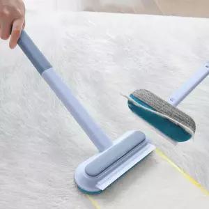 다기능 애완동물 털 제거기 빗자루 재사용 가능한 고양이와 개 카펫 러그 소파 타일 창문 스크린용