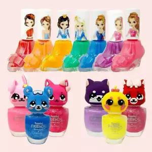 프린세스 프렌즈 수성매니큐어 26종 어린이 아동스티커 키즈 무독성 유아 임산부 네일아트