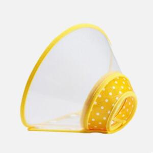 반려동물 도트 단추 넥카라 목보호대/ 위생넥칼라 넥케이프 강아지 펫