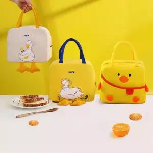 오리가방 병아리가방 캐릭터 도시락가방 캠핑 보온보냉 이유식가방 KK284