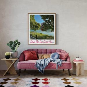 유럽 호수 바다 거리 풍경 인테리어 테라픽 포스터 A2 사이즈 단품 카페 개업 이사 선물 호텔 장식