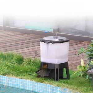 자동급여기 양식장 사료 기계 배급기 세트 먹이통 급식기 밍 머 금붕이 저속 저수지