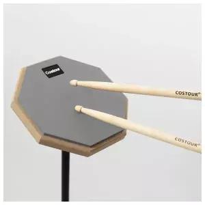 연습용 드럼패드 풀세트 (그레이)