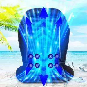 8팬 USB 통풍방석 자동차 의자 사무실 가정용 여름 쿨링 쿨 방석