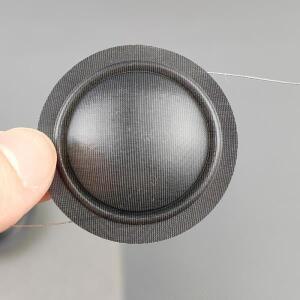 2PCS 1인치 돔 트위터 보이스 코일 실크 다이어프램 28 코어 양면 와이어 트레블 스피커 수리 4옴 다인오디