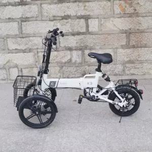 역삼륜 전기자전거 3발 스쿠터 배터리 전동차 출퇴근 장보기