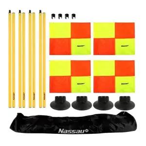 [셀러에이드]분리형 코너깃대 고무베이스 코너기 세트 인테리어용 코너보호