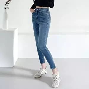 캣워싱 슬림 스판 데님 스키니 팬츠 하이웨이스트 (HSJ-WFFZSXR)