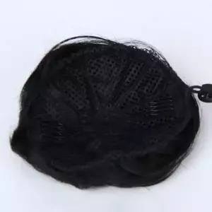 로우번 올림머리 똥머리 가발 블랙 똥머리가발 당고머리가발 가채