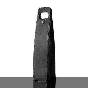 와인 캐리어 블랙 클래식 가죽 위스키 선물 와인백