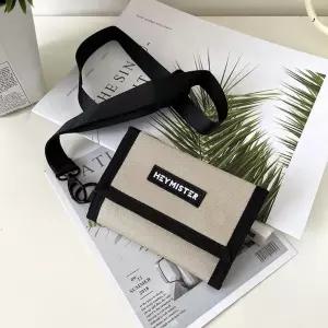 목걸이 카드 지갑 남성 여성 접이식 릴홀더 지폐수납 명함지갑