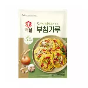 [CJ](의정부점) 5가지 자연재료 부침가루 1kg 1개