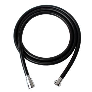 온리즈 국내산 물때 꼬임방지 PVC샤워기호스줄, 2M, 블랙, 1개