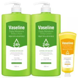 바세린 바디로션 대용량 1000ml 2개 + 60ml  24h 보습 주름개선