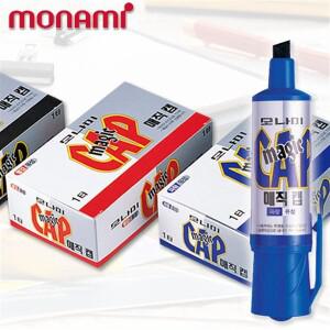 [오늘출고] 모나미매직캡 12자루/유성매직/유성펜/네임펜