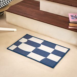 쁘리엘르 체커 터프팅 발매트, 1개