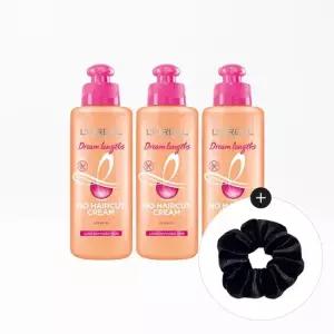 드림랭스 노 헤어컷 크림 200ml 3개+스크런치 랜덤)