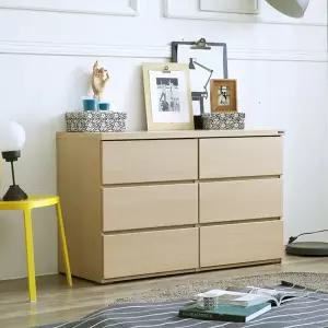 트리플 베스트 1200 빅와이드 3단 서랍장