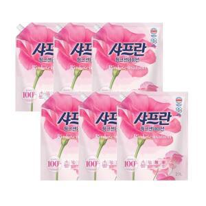 [샤프란] 샤프란 섬유유연제 핑크센세이션 리필 2.1L x 6개