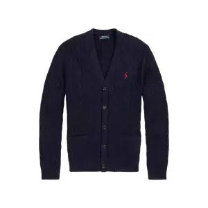 24SS 폴로 랄프로렌 남성  포니로고 자수 스웨트 가디건 710890548004