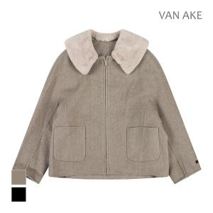 [반에이크] 퍼카라 헤링본 집업자켓_VB2YJKU101D