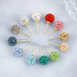 [골드피아] 14K 샌디볼 귀걸이