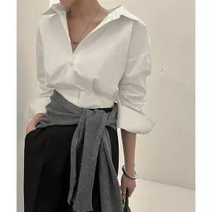 [다바걸][D&B made] 카소핀턱셔츠