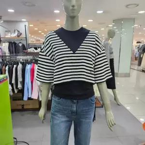 시슬리/애플아울렛/듀오 져지 레이어드 티셔츠 SATS35431