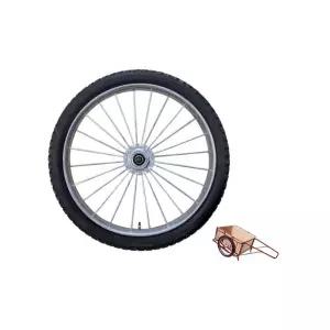 리어카타이어 완성바퀴 26x2 1/2 타이어+튜브+휠셋 짐수레바퀴 리어커