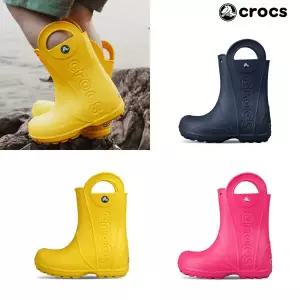 크록스 키즈 핸들잇 아동 주니어 레인부츠 유아 장화 3중택1