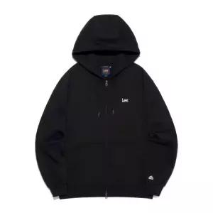 [LEE]LEE 스몰 트위치로고 후드집업 블랙 LE2503HZ01BK