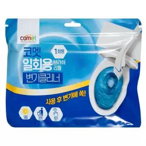 코멧 일회용 변기 클리너 브러쉬 리필 24입 1세트