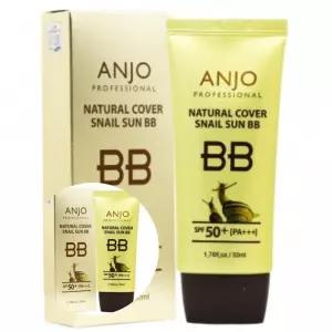 국산 업소용 앙쥬 내추럴 커버 스네일 썬 비비크림 50ml SPF50+PA+ 단체선물
