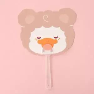 휴대용부채 여름 캐릭터 동물 부채 양 WFI3IWL