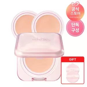 [SET] 클리오 킬커버 메쉬 글로우 에센셜 쿠션 기획 [본품+리필]+에센셜 쿠션 리필 [GIFT] 전용 퍼프2P