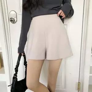 카헤르 A라인 와이드 뒷밴딩 반바지 슬랙스-4color