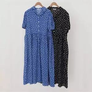 빅사이즈사랑해요 I756L206 데이지패턴카라원피스 LY