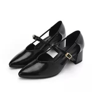 [갓슈] 갓슈 수제피르 크로스 메리제인 5cm 미들힐