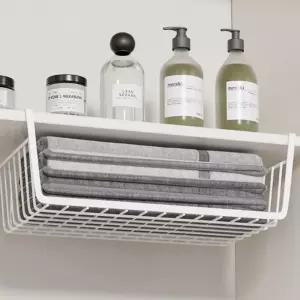 3사이즈 1개 선반밑 걸이형 정리대 바구니 선반 아래/상부장/언더선반/수납/정리/주방/보조선반/싱크대