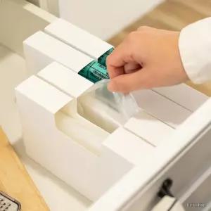 종량제 쓰레기봉투 비닐봉투 주방 서랍 싱크대 깔끔한 인출식 정리함 디스펜서